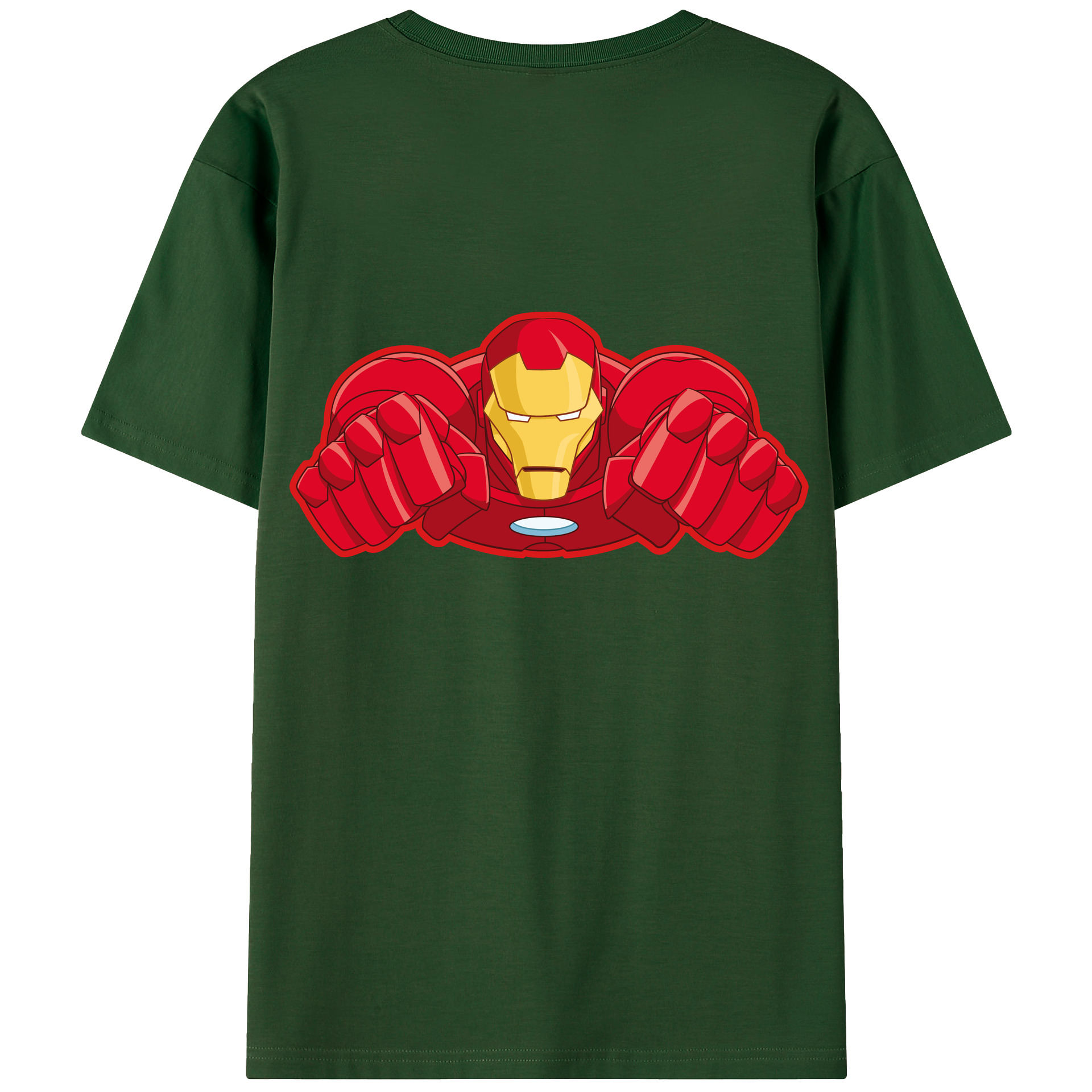 （画像用） アベンジャーズ The Avengers 綿100％半袖Tシャツ（背面プリント）